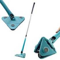 Mop Esfregão Triangular Rodo Limpador Giratório Ajustável Mop Esfregão Triangular Rodo Limpador Giratório Ajustável
