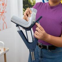 Mop esponja automático com cabo ajustável torção dupla absorvente para pisos Mop esponja automático com cabo ajustável torção dupla absorvente para pisos