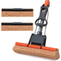Mop Esponja KalTell 2 Refil 140cm Cabo Resistente Mop Esponja KalTell 2 Refil 140cm Cabo Resistente