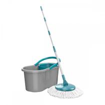 Mop Flash Limp Fit Giratorio Com Balde Cinza/Verde - Mop5010 Mop Flash Limp Fit Giratorio Com Balde Cinza/Verde - Mop5010