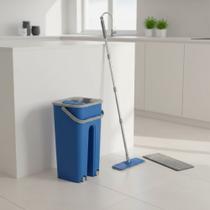Mop Flat Balde Lava Seca Esfregão Rodo Mágico Microfibra Cabo Inox 5 Litros Limpeza Prática Profissional Pisos Vidros Casa Janela Tira Pó Mop Flat Balde Lava Seca Esfregão Rodo Mágico Microfibra Cabo Inox 5 Litros Limpeza Prática Profissional Pisos Vidros Casa Janela Tira Pó