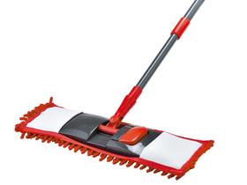 Mop flat chenile tam unico vermelho/ cinza Mop flat chenile tam unico vermelho/ cinza