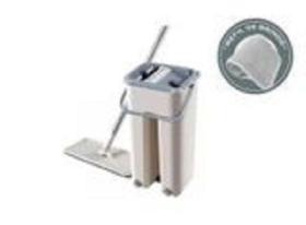 Mop Flat Limpeza Tira Pó Poeira Lava e Seca Microfibra 360