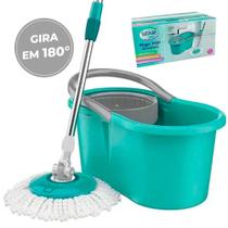 Mop Giratório 12 Litros c/ Cesto giratório cabo extensível - STAR Limp