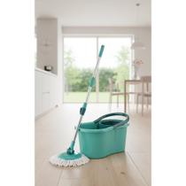 Mop Giratório 360 Balde 12L Verde - Limpeza Fácil e Rápida Mop Giratório 360 Balde 12L Verde - Limpeza Fácil e Rápida
