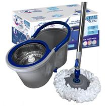 Mop Giratório 360 Cesto Inox Clean Tech 13L - CT0035