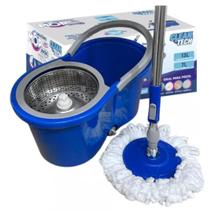 Mop Giratório 360 Cesto Inox Clean Tech 13L - CT0035