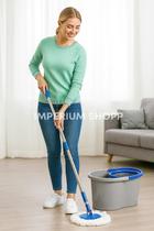 Mop Giratório 360º com Balde Duplo Praticidade Higiene na Sua LimpezaDdesaguador Automático Sortido