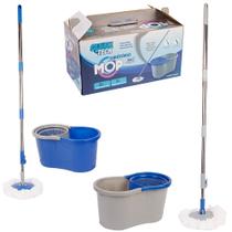 Mop giratorio 8l balde 39x21.5x20cm c/cabo 120cm. Mop giratorio 8l balde 39x21.5x20cm c/cabo 120cm.