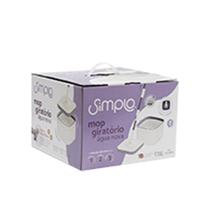 Mop Giratório Água Nova Com Balde E Esfregão - Simplo Mop Giratório Água Nova Com Balde E Esfregão - Simplo