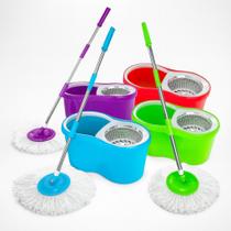 Mop Giratório Balde Cesto Centrífuga E Esfregão 8l Limpeza Casa Pisos Madeiras Faxina Completa Mop Giratório Balde Cesto Centrífuga E Esfregão 8l Limpeza Casa Pisos Madeiras Faxina Completa