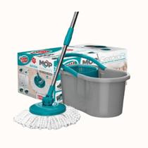 Mop Giratório Centrífuga 5010 8 Litros Flashlimp Cor Cinza Mop Giratório Centrífuga 5010 8 Litros Flashlimp Cor Cinza