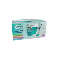 Mop Giratório Com Esfregão E Balde 12 Litros Mop Giratório Com Esfregão E Balde 12 Litros