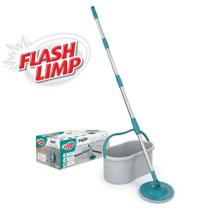 Mop Giratorio Eco com Balde Esfregão Economico Flash Limp MOP1454