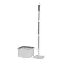 Mop Giratório Esfregão De Limpeza Sem Misturar Água Limpa Ou Bege Mop Giratório Esfregão De Limpeza Sem Misturar Água Limpa Ou Bege