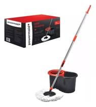 Mop Giratório Esfregão Domestico Balde Pratico Limpeza Casa