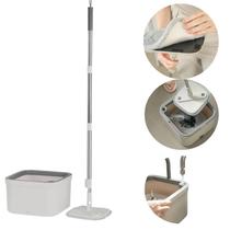 Mop Giratório Esfregão Para Limpeza Balde Separador Flow -Ou