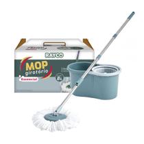 Mop Giratório Essencial Cesto Plástico 8l C/ 1 Refil
