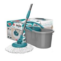 Mop Giratório Fit Flash Limp Esfregão 360º Limpeza Original