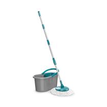 Mop Giratório FlashLimp Fit MOP5010 com Balde, Cabo Telescópico e Refil