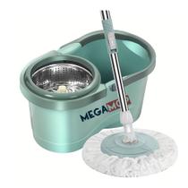 Mop Giratório Mega Mop Pro 15L Cesto em Inox - RPX-001