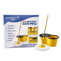 Mop Giratório Profissional Inox Condor Perfect Pro Balde Duplo Limpeza Geral