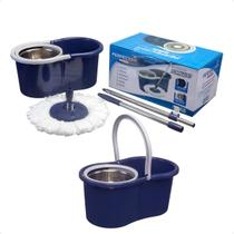 Mop Giratorio Tornado Inox 360 Balde Esfregao Limpeza 12 Litros Perfect Condor AZUL Mop Giratorio Tornado Inox 360 Balde Esfregao Limpeza 12 Litros Perfect Condor AZUL