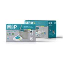 Mop Giratório Util 1290 Cesto Plastico 4 Litros
