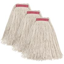 Mop Head Matthew Cleaning 700 ml, pacote com 3 unidades de algodão, branco aberto Mop Head Matthew Cleaning 700 ml, pacote com 3 unidades de algodão, branco aberto