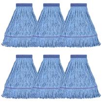 Mop Head Matthew Cleaning, algodão azul comercial pesado Mop Head Matthew Cleaning, algodão azul comercial pesado