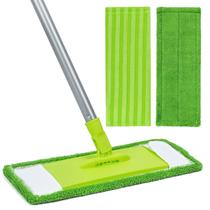 Mop KalTell para limpeza de pisos com 2 esfregões laváveis