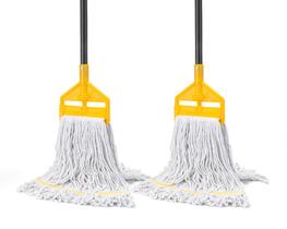 Mop KeFanta 2 Unidades Cabo Resistente 152 cm Cabeça de Algodão