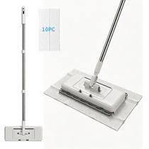 Mop KZKR 2 em 1 com Presilha de Empurrar Cabo de 132 cm com 10 Panos Mop KZKR 2 em 1 com Presilha de Empurrar Cabo de 132 cm com 10 Panos