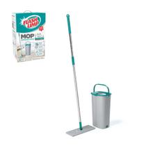 Mop Lava e Seca Compacto Balde 5.5L Flash Limp + Refil Extra