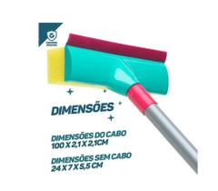 Mop Limpa Vidros Fit Com Cabo Noviça Bettanin