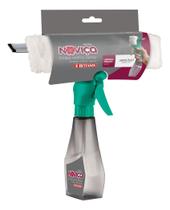 Mop Limpa Vidros Spray 3 Em 1 Noviça Cor Cinza E Tiffany