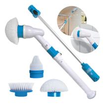 Mop Limpeza Escova Elétrica 360 Esfregão 3 Em 1 Recarregá - Spin Scrubber