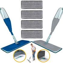 MOP Limpeza Esfregão 360 Spray Reservatório com 4 Refis Extra