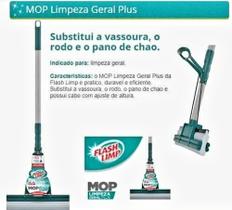 Mop Limpeza Geral Plus Flash Limp - Rodo Mágico Sekito