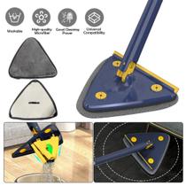 Mop Limpeza Triângulos 360 Graus Rotativo Esfregão Com Refil