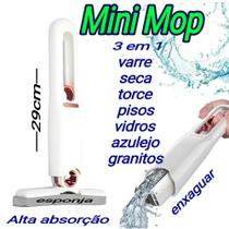 mop mini mop esponja dobravel limpeza vassoura rodo limpa vidros chão cozinha casa