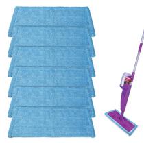 Mop Pads, pacote com 6 microfibras reutilizáveis para rejuvenescer o esfregão