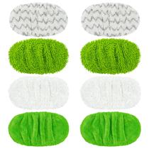 Mop Pads, pacote com 8 microfibras para esfregões Swiffer XL, reutilizáveis úmidos/secos Mop Pads, pacote com 8 microfibras para esfregões Swiffer XL, reutilizáveis úmidos/secos