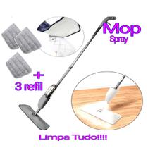 mop para limpeza spray flat flex esfregão vassoura limpa chão cozinha casa sala varanda - CELESTE