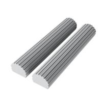 Mop Plano Mágico De Limpeza Automática Com Esponja Reutilizável De Borracha E Algodão, Com Drenagem