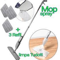 mop profissional spray esfregão vassoura limpa chão cozinha casa sala acompanha 3 refis - CELESTE