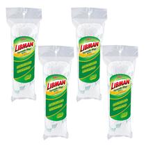 Mop Refils Libman Tornado 4 Self Wring Algodão Branco