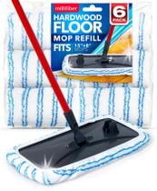 Mop Refils Millifiber Microfiber 15x8 cm, pacote com 6 unidades para O Cedar
