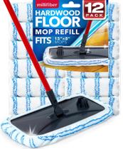 Mop Refils Millifiber Microfiber, pacote com 12 unidades para O Cedar Mop