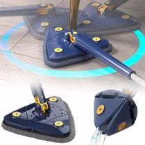 Mop Rodo De Limpeza Triangular Giratório Ajustável Retrátil